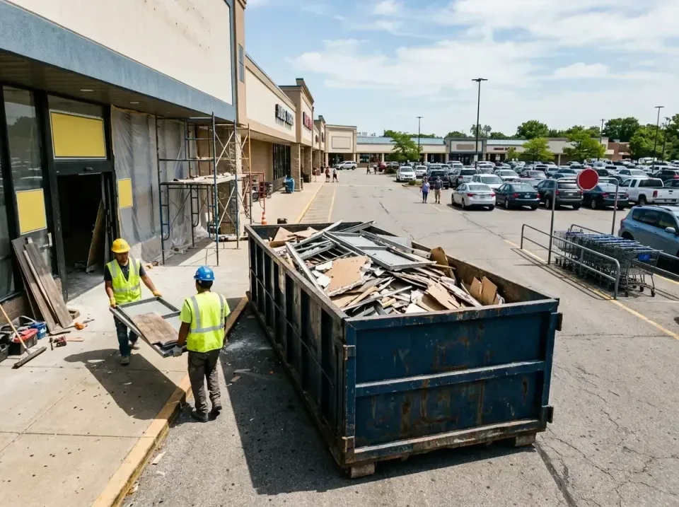retail-store-renovation-debris-003 — frequently asked questions, Roll-off Dumpster Rentals in Dickinson, ND